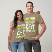 テニス猫の友達 Tシャツ (ユニセックス)