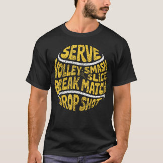 テニス用語 テニスプレーヤー テニスプレイ Tシャツ