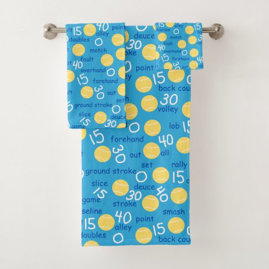 テニス用語 バスタオルセット (インサイチュ)