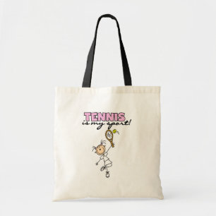 テニス私のスポーツのTシャツおよびギフト トートバッグ