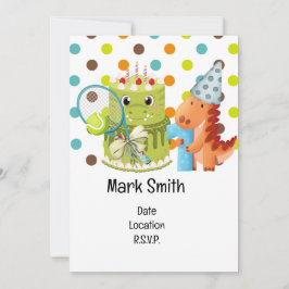 テニス第1期パーティー 招待状