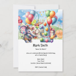 テニス第1期パーティー 招待状