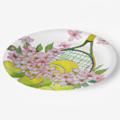 テニス紙プレートテニス選手パーティー ペーパープレート (アングル)