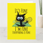 テニス素晴らしは全て素晴らしおもしろい カード (正面)