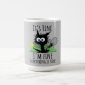 テニス素晴らしは全て素晴らしおもしろい コーヒーマグカップ (中央)