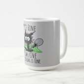 テニス素晴らしは全て素晴らしおもしろい コーヒーマグカップ (正面右)