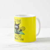 テニス素晴らしは全て素晴らしおもしろい コーヒーマグカップ (正面右)