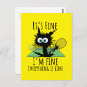 テニス素晴らしは全て素晴らしおもしろい ポストカード (正面/裏面)