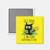 テニス素晴らしは全て素晴らしおもしろい マグネット (正面/裏面)