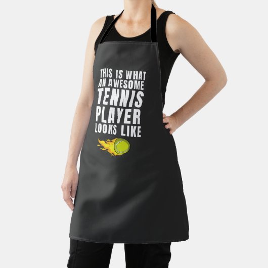 テニス素晴らし選手アスリートスポーツ引用文ことわざ エプロン (インサイチュ)
