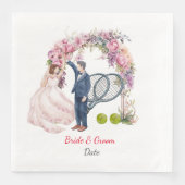 テニス結婚をテーマにした (正面)