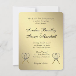 テニス結婚式招待状 招待状