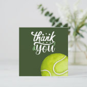 テニス緑のボールをありがとう サンキューカード (スタンド正面)