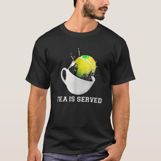 テニス茶が出る Tシャツ (正面)