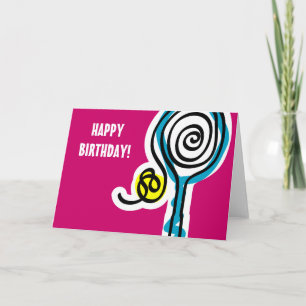 テニス誕生日カード カード