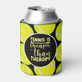 テニス誕生日テニスプレーヤークーラーボックス 缶クーラー (缶正面)