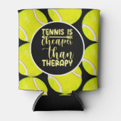 テニス誕生日テニスプレーヤークーラーボックス 缶クーラー (正面)