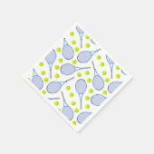 テニス誕生日パーティー スタンダードカクテルナプキン (角)