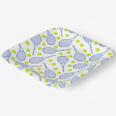 テニス誕生日パーティー ペーパープレート (傾斜あり)