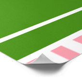 テニス誕生日パーティー ポスター (角)