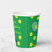テニス誕生日パーティー 紙コップ (右)