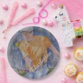 テニス誕生祝いパーティー ペーパープレート (パーティー)