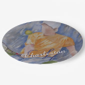 テニス誕生祝いパーティー ペーパープレート (アングル)