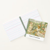 テニス資金集め猫好き ノートブック (内部)