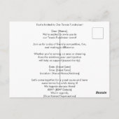 テニス資金集め猫好き ポストカード (裏面)