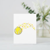 テニス輝くボールスター ポストカード (スタンド正面)