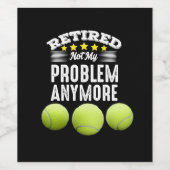 テニス退職したの引退はもう問題ではない ワインラベル (シングルラベル)