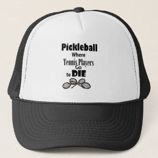 テニス選手が死ぬことを行くおもしろいなPickleball キャップ