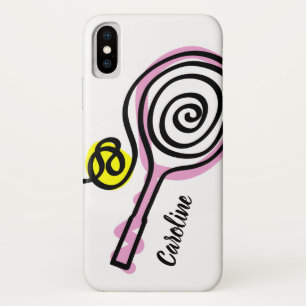 テニス選手のためのカスタムなiPhone 10の場合のデザイン iPhone X ケース