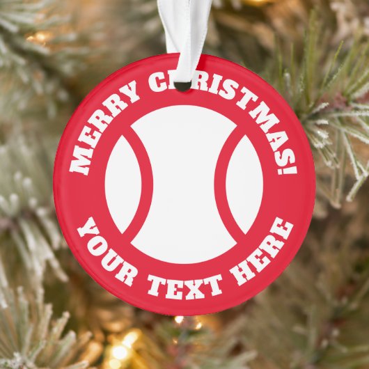 テニス選手のためのクリスマスツリーオーナメントギフト オーナメント (ツリー)