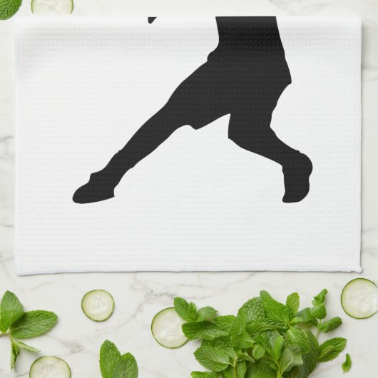 テニス選手のための私のエースのおもしろいな台所タオルに接吻して下さい キッチンタオル (折り畳み)