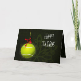 テニス選手のクリスマスカードのために シーズンカード