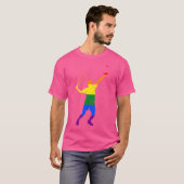 テニス選手のサポーター・ファン Tシャツ (正面フル)