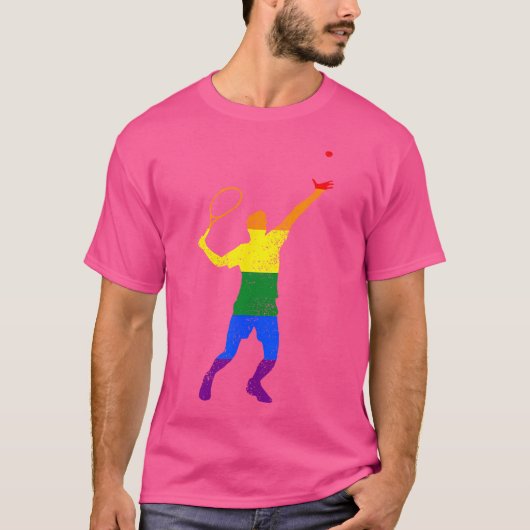 テニス選手のサポーター・ファン Tシャツ (正面)