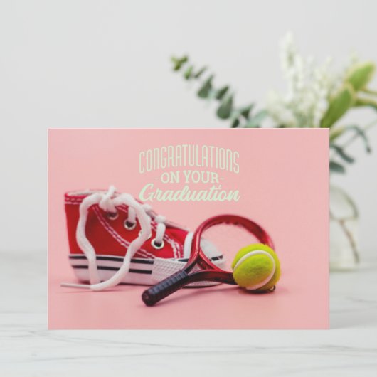 テニス選手の卒業カード (スタンド正面)