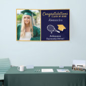 テニス選手の卒業式 横断幕 (トレードショー)