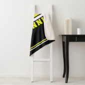 テニス選手の名前ボールゲームコートパーソナライズされた シェルパブランケット (インサイチュ)