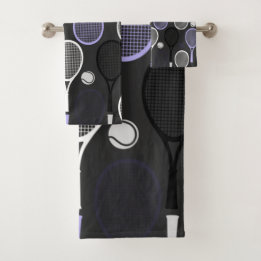 テニス選手の名字パーソナライズされたスポーツチーム バスタオルセット