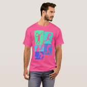 テニス選手の少年たちキッズメン Tシャツ (正面フル)