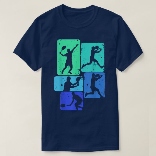 テニス選手の少年たちキッズメン Tシャツ (デザイン正面)