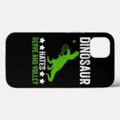 テニス選手の恐竜はサーブとボレーを嫌う Case-Mate iPhoneケース (裏面 (横))