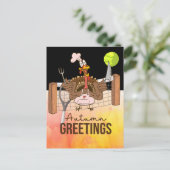 テニス選手へのトルコ秋の挨拶 シーズンポストカード (スタンド正面)