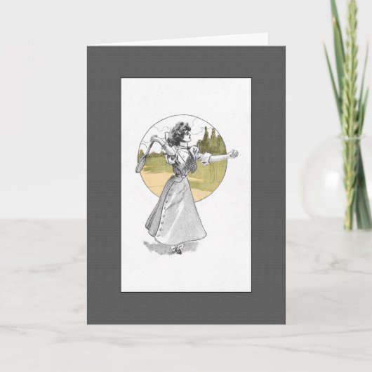 テニス選手へのハッピーバースデー カード (正面)