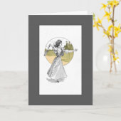 テニス選手へのハッピーバースデー カード (黄色い花)