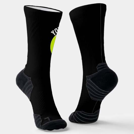 テニス選手カスタムチームと選手の名前スポーツ ソックス (傾斜あり)