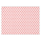 テニス選手シルエットバースデーパーティーのテーブルクロス テーブルクロス (正面(横))